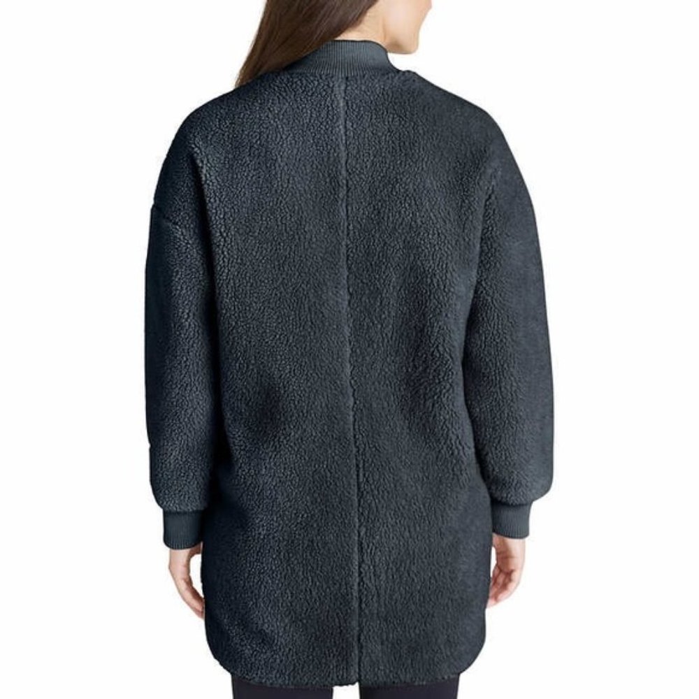 EDDIE BAUER Women Fleece  Lynden Fleece Jacket-- Green Teal - Picture 2 of 10